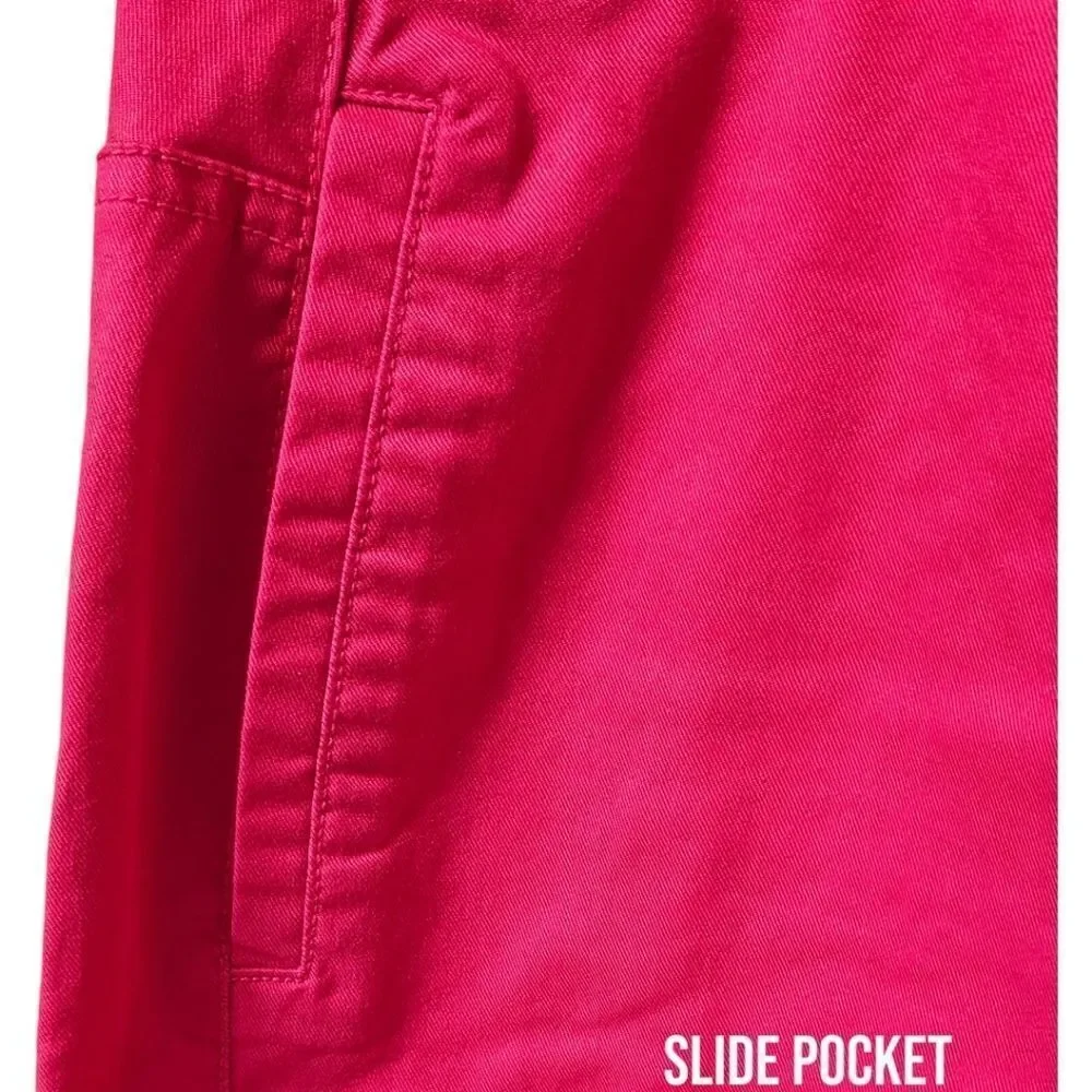 LANE BRYANT Plus Size Hot Pink Medium Rise Bermuda Shorts Size 26